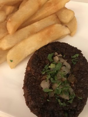Steak & truffle frites at Delice & Sarrasin in New York City