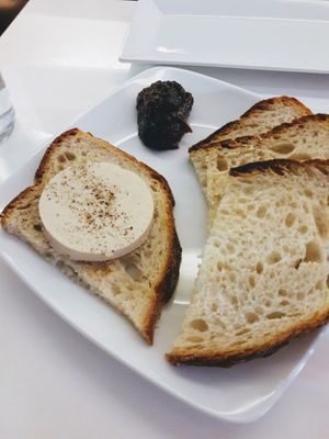 vegan foi gras at Delice & Sarrasin in New York City