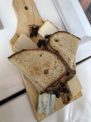 Vegan cheese plate! at Delice & Sarrasin in New York City