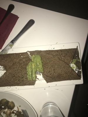 Mr. Petrossian. A sublime lox substitute made with carrots but the taste!!! 
Also try the “escargot”  OMG. A gain texture and tast could not be beat. The chef is a genius!! at Delice & Sarrasin in New York City