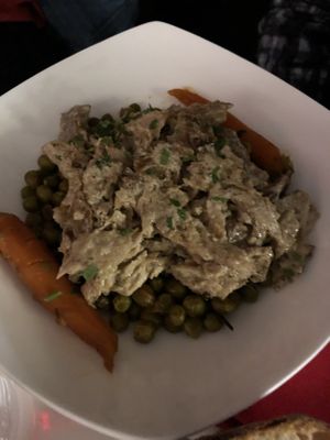 Seitan duck at Delice & Sarrasin in New York City