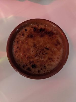 Orange creme brulee at Delice & Sarrasin in New York City