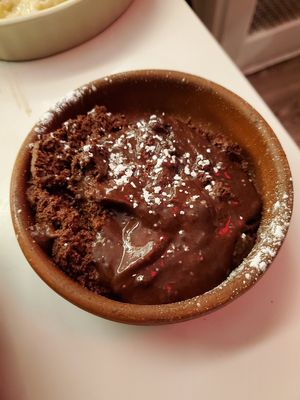Chocolate mousse at Delice & Sarrasin in New York City