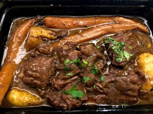 Beef Bourguignon at Delice & Sarrasin in New York City