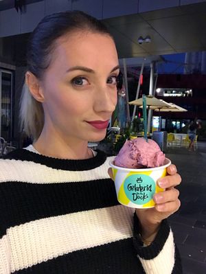 Mixed berry at Gelateria on the Docks in Docklands