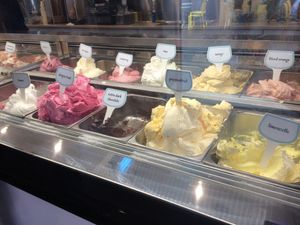 Vegan choice  at Gelateria on the Docks in Docklands