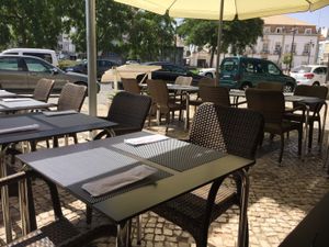 outdoor seating  at Masala House in Portimao