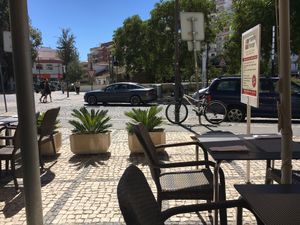 Looking out at Masala House in Portimao