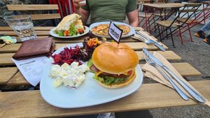 Vegan lunch at Plant by Kat's Kitchen in Keswick