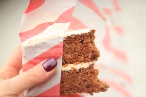 carrot cake at Plant by Kat's Kitchen in Keswick