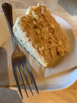 Like and coconut cake at Plant by Kat's Kitchen in Keswick