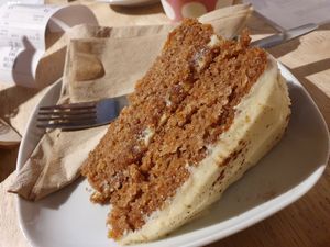 Carrot cake. at Plant by Kat's Kitchen in Keswick