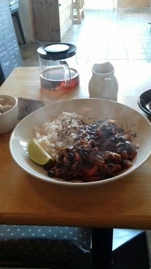 inside a friendly and tasty cafe at Plant by Kat's Kitchen in Keswick