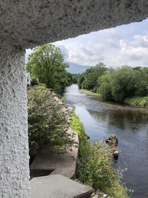 The same view that someone else took, only in summer!  at Plant by Kat's Kitchen in Keswick