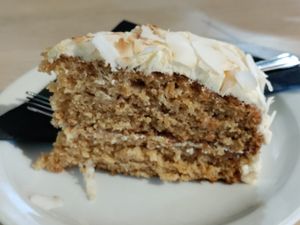 Coconut lime cake at Plant by Kat's Kitchen in Keswick