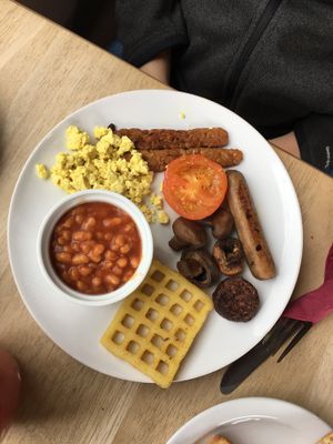 Vegan all day breakfast  at Plant by Kat's Kitchen in Keswick