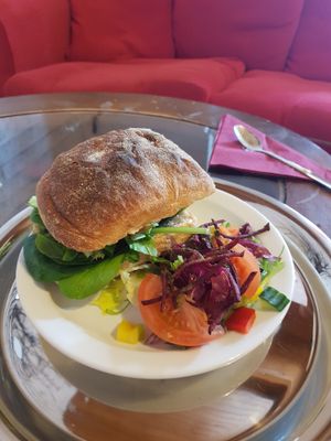 Avocado breakfast yum.   at Plant by Kat's Kitchen in Keswick