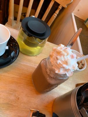 Chocolate milkshake (almond) at Plant by Kat's Kitchen in Keswick