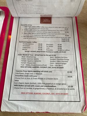 Menu at Plant by Kat's Kitchen in Keswick