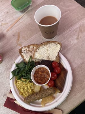 ‘Vegan full English breakfast’  at Plant by Kat's Kitchen in Keswick