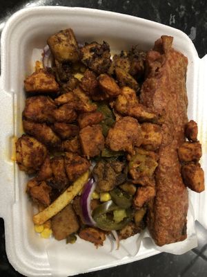 Peri Sizzler Box with Masala Fish  at Veggie Supreme in Wolverhampton