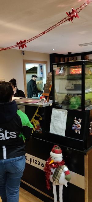 ordering area at Veggie Supreme in Wolverhampton