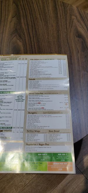 sides at Veggie Supreme in Wolverhampton