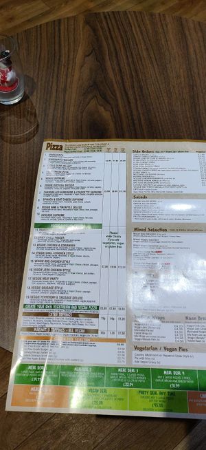 mains at Veggie Supreme in Wolverhampton