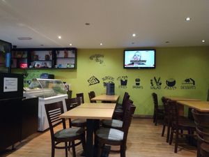 Lovely interior at Veggie Supreme in Wolverhampton