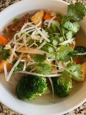 Vegan pho  at Pho Pier 77 in Panama City Beach