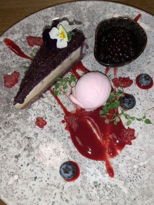 cheesecake at The Allotment in Manchester