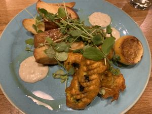 fish & chips at The Allotment in Manchester