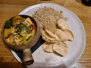 Coconut Tofu Curry at The Allotment in Manchester