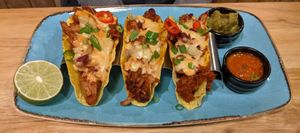 Smoked jackfruit tacos at The Allotment in Manchester