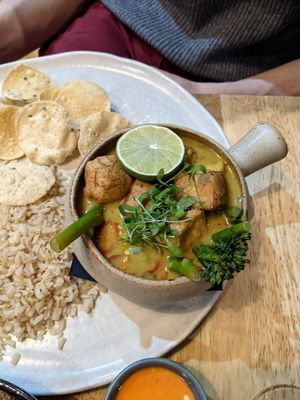 Tofu Laksa at The Allotment in Manchester