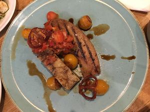 Exceptional flavour combinations make for a very contented vegan. at The Allotment in Manchester