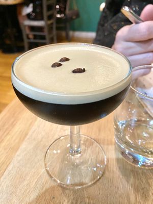 Peppermint espresso martini  #Veganuary at The Allotment in Manchester