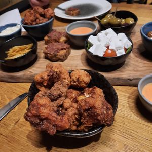 Sharing platter at The Allotment in Manchester