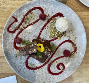 Hazelnut Slice  at The Allotment in Manchester