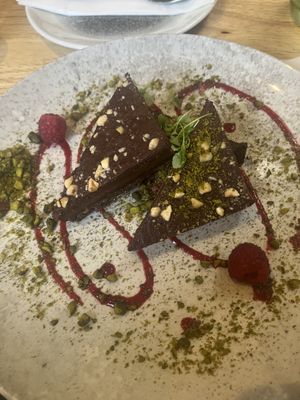 Hazelnut slice  at The Allotment in Manchester