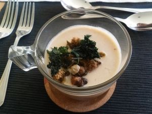 Mushroom soup  at The Allotment in Manchester