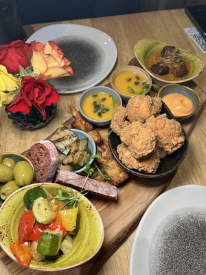 Sharing platter  at The Allotment in Manchester