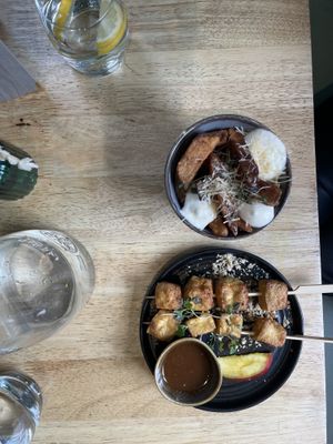 Satay skewers   at The Allotment in Manchester