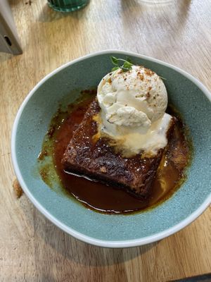 Sticky toffee pudding   at The Allotment in Manchester
