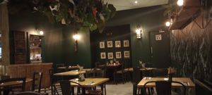 Restaurant interior at The Allotment in Manchester