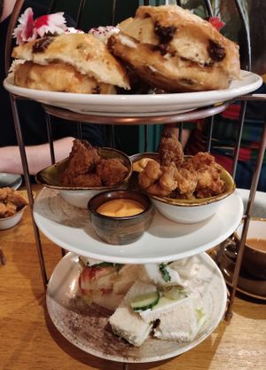 Vegan afternoon tea at The Allotment in Manchester