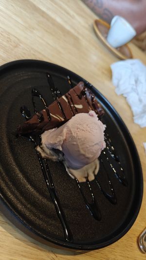 Coconut and chocolate tart   at The Allotment in Manchester