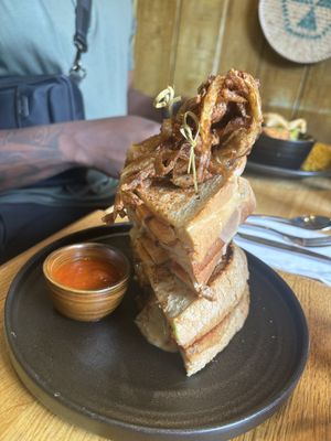 Cheese stack   at The Allotment in Manchester