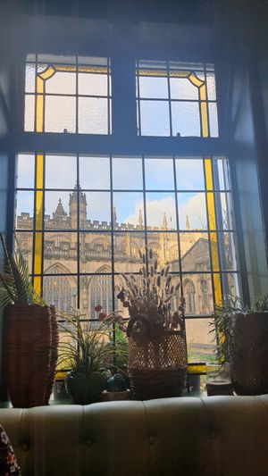 View from the restaurant at The Allotment in Manchester