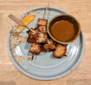 Satay Skewers - £7.50 at The Allotment in Manchester
